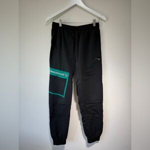 Adidas Black and Green EQT joggers